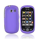 PURPLE For Samsung Flight II Rubberized Hard Case Cover
