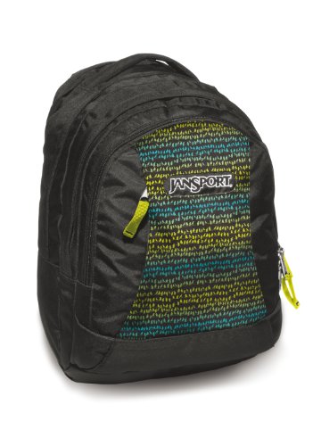 JanSport Rucksack Essence, alien green crows club, 50x30x21, 31 liters, TPZ5 - farblich / sortiert