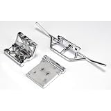 Front Bumper Assembly & Skid Plate, Chrome: HRL by TEAMLOSI