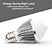 Roybens E27 Based 5W AC 85-265V PIR Infrared Motion Detection Sensor Light Sensor LED Bulb Auto Switch Energy Saving Night Lamp Indoor Lighting Pure White