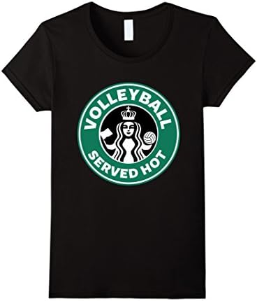 Women's Volleyball Served Hot - Sports Short Sleeve T-Shirt Small Black