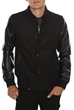 Rude Black Varsity Jacket 41xMTDpV4lL. SL160 Rude Black Varsity Jacket