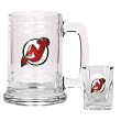 New Jersey Devils NHL Boilermaker Set - Primary Logo by Great American Products