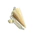 Moonstone Faceted 6 Sided Gemstone Pendulum, Metaphysical Dowsing Tool, with Usage Card and Pouch