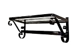 Pot Pan Rack Wall Mount Kitchen Decor Metal Hanger Pot Rack