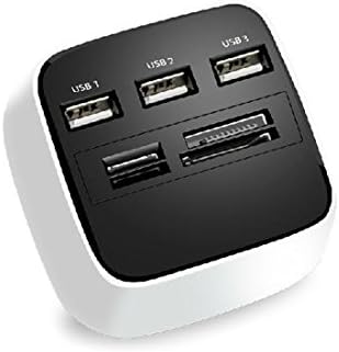 Bensteven 3 Ports USB 2.0 Hub with Led and SD TF Card Reader