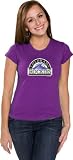 Colorado Rockies Women's Primary Logo Fashion Cap Sleeve Tee
