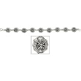 Spider & Web - Sterling Silver Bracelet