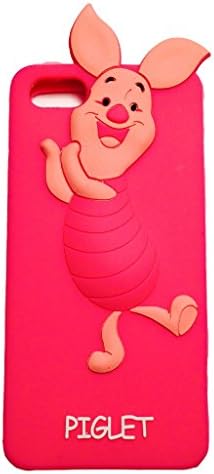 iPhone 5/5s Cute Case, Piglet Disney Cartoon Soft Silicone Back Cover Case, Protective Skin Case - Compatible With Apple iPhone 5 or iPhone 5s (Color: Pink) - Dress Your New Phone! by Diamend