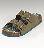 Older Boys Graphic Print Double Buckle Sandals