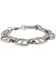 Chunky Stainless Steel Mariner Link Bracelet, 7.25"