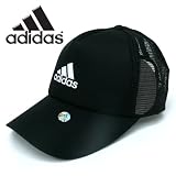adidas アディダス■メッシュキャップA黒 男女兼用