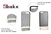 iPhone 6s Case, Ebakx [Luxarious] Hard and Fast for Apple iPhone 6 / iPhone 6s Case [Pc Case and Clear Screen Protector for Mobile Phone] Black