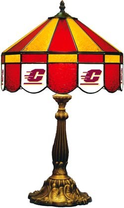Buy NCAA Central Michigan Chippewas 16 Tiffany Style Table Lamp by Glass Prints