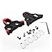 Cycling Pedals Cleat Sets Self-locking Road Bike Bicycle Cleats for Road Racing