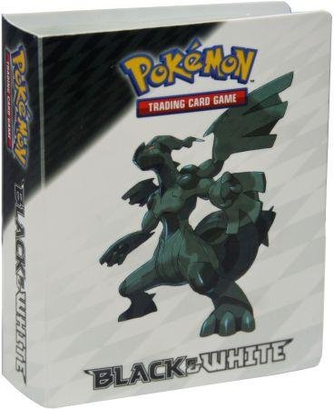 Pokemon Card Supplies Mini Collectors Binder Black and White Holds 60 Cards! On Sale