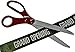 30 Inch Long Big Ceremony Ribbon Cutting Scissors Red