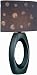 Ceramic Table Lamp - Fissure Collection Black Finish