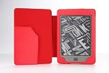 MoKo(TM) Cover Case for Amazon Kindle Touch, RED