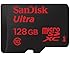 SanDisk Ultra 128GB microSDXC UHS-I Card with Adapter, Black, Standard Packaging (SDSQUNC-128G-GN6MA)