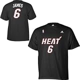 adidas Miami Heat LeBron James Game Time T-Shirt