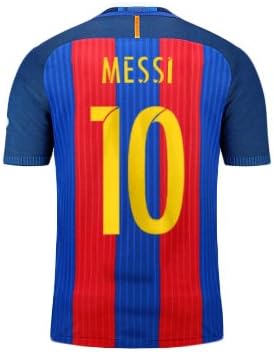 Messi #10 Club &amp; International Kits Adult "Man Jersey, Women's Jersey, Shorts" (M, Club 2016/2017 Home Jersey (Player Version))