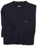 RIGGS WORKWEAR by Wrangler Men's Big and Tall Short Sleeve Henley