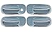 MaxMate 05-10 Dodge Charger Chrome 4 Doors Handle Cover W/O Passenger Side Keyhole