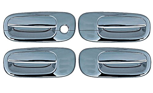 MaxMate 05-10 Dodge Charger Chrome 4 Doors Handle Cover W/O Passenger Side Keyhole