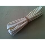 1/8" White 2:1 Shrink Ratio Heat Shrink - 10' Section