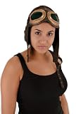 Aviator Set With Cap, Goggles & 60 Inch Scarf By Elope 1014