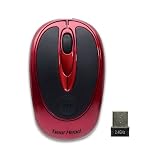 2.4GHz Wireless Optical Nano Mouse (Red) (USB)