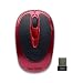 2.4GHz Wireless Optical Nano Mouse (Red) (USB)