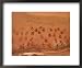 Ancient Pueblo-Anasazi Rock Art Depictions of Hands Styles Framed Art Poster Print by Ira Block, 22x18