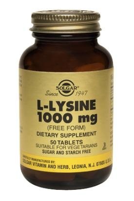 Solgar L-Lysine 1000mg 50 Tablets