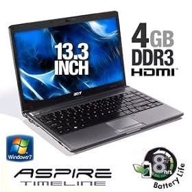 Acer Computer Aspire Timeline AS3810T-8737 13.3
