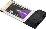 32Bit PCMCIA USB 2.0 4 Port Hub Cardbus for Laptop