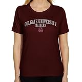 NCAA Colgate Raiders Ladies Team Arch Classic Fit T-Shirt - Maroon