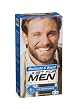 Just for Men Brush-In Color Gel for Mustache & Beard, Light-Medium Brown, M-30, 1 kit, (Pack of 3)