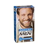 Just for Men Brush-In Color Gel for Mustache and Beard, Light-Medium Brown, M-30, 1 kit, (Pack of 3)