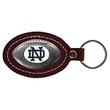 NCAA Notre Dame Fighting Irish Leather Football Key Tag