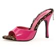 3 Inch Sexy Shoes High Heel Slip On Penthouse Shoes Pony Hair 4 Pink