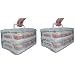TWO TIER CUPCAKE CARRIER TWIN PACK SENT ROYAL MAIL TRACKED 24 HOUR SERVICE