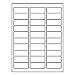 White Avery 5160 compatible 2-5-8 x 1 inch return address labels (Ace 37400-C) - 3000 Pack
