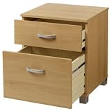 CINCH - Two Drawer Office Filing Cabinet - Beech