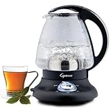 Capresso 260.03 PerfectTea Cordless 48-Ounce Electric Glass Kettle