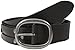 John Varvatos Men's Leather Belt with Harness Buckle and Studs