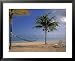Beach Scene at The Inn at Bahama Bay, Grand Bahama Island, Caribbean Framed Art Poster Print by Nik Wheeler, 31x25