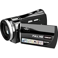 Sharper Image HD920 Touch Screen 1080P HD Camcorder, 5.0 MP CMOS, Motion Detection, 3-Inch Touch Screen LCD, 5X Optical Zoom, Built-in Voice Recorder, Expandable up to 32 GB