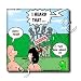 Rich Diesslins Funny Religious Light Cartoons - Adam and Eve - Lock-out at the Garden of Eden - Tile